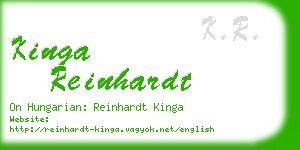 kinga reinhardt business card